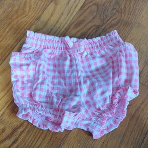 Pink Gingham Kids Shorts